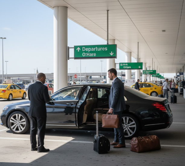 Limo to O'Hare from Hinsdale