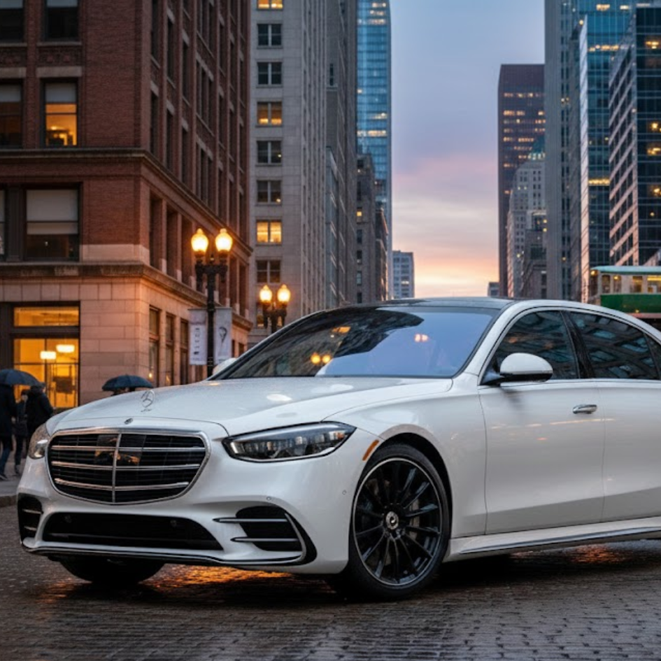 Mercedes-Benz S-Class limo service in chicago