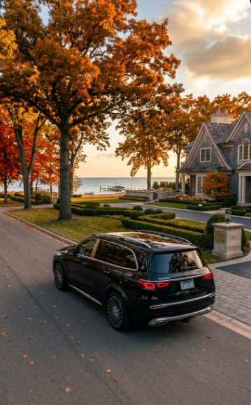 Black SUV limo service