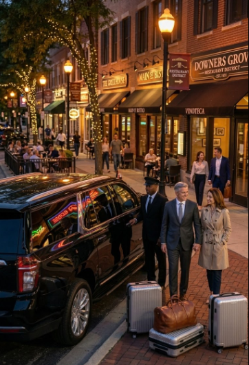 Black car service near me in Downers Grove