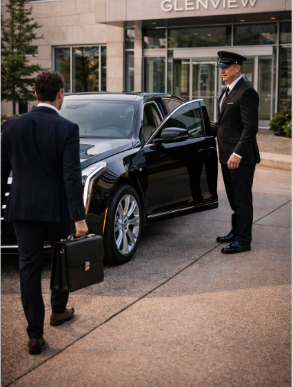 Executive black car service in Glenview