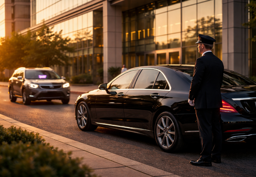 black car service vs rideshare