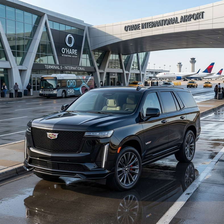 Airport Limo Service Chicago with Luxury SUV