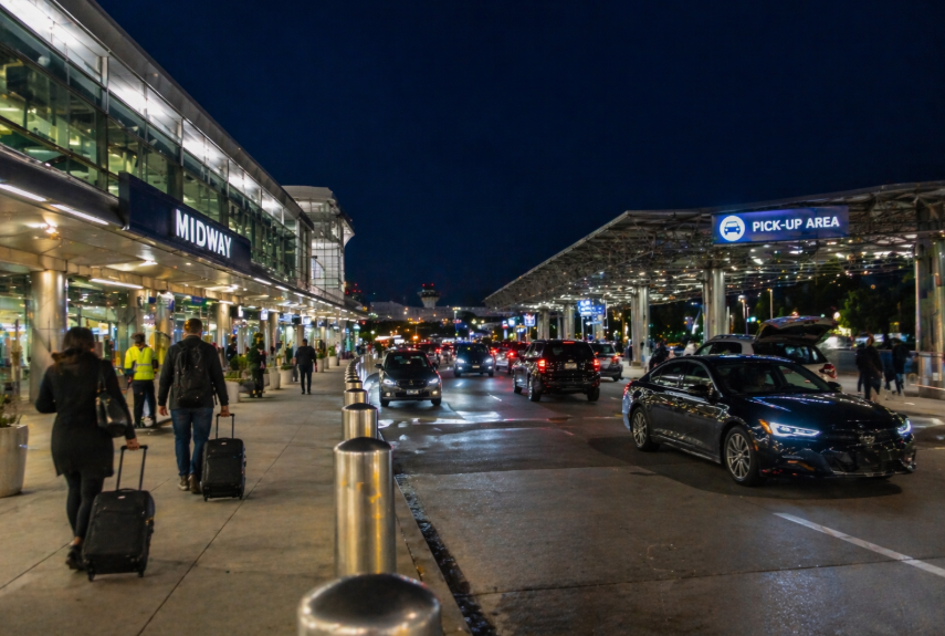 midway airport safety at night