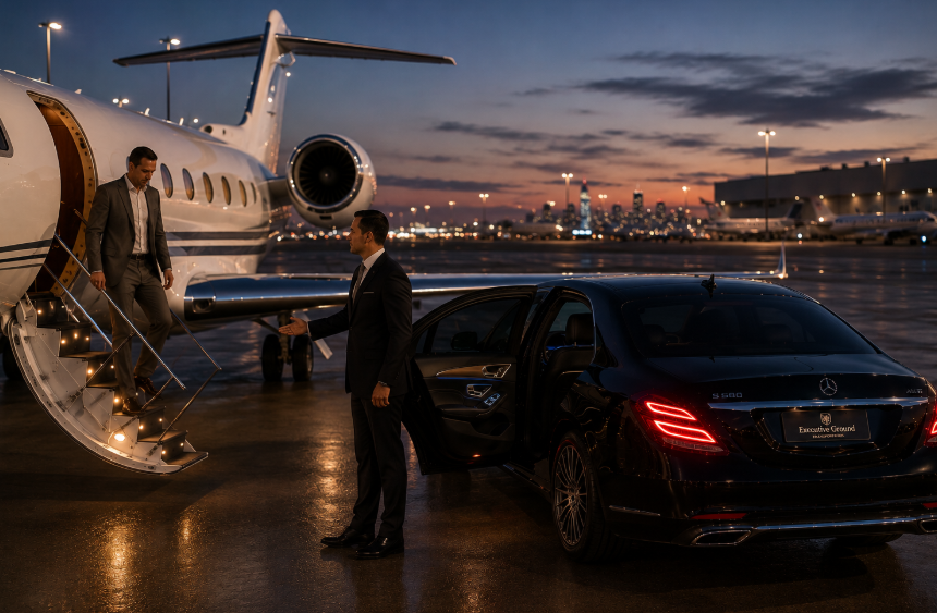 Signature Flight Support O’Hare private terminal