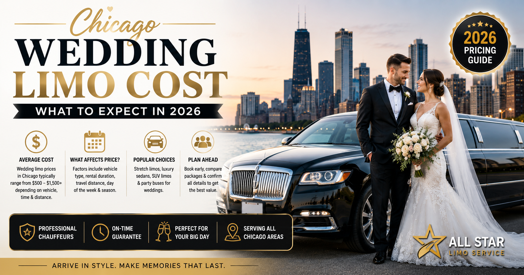 Chicago Wedding Limo Cost Planning Guide