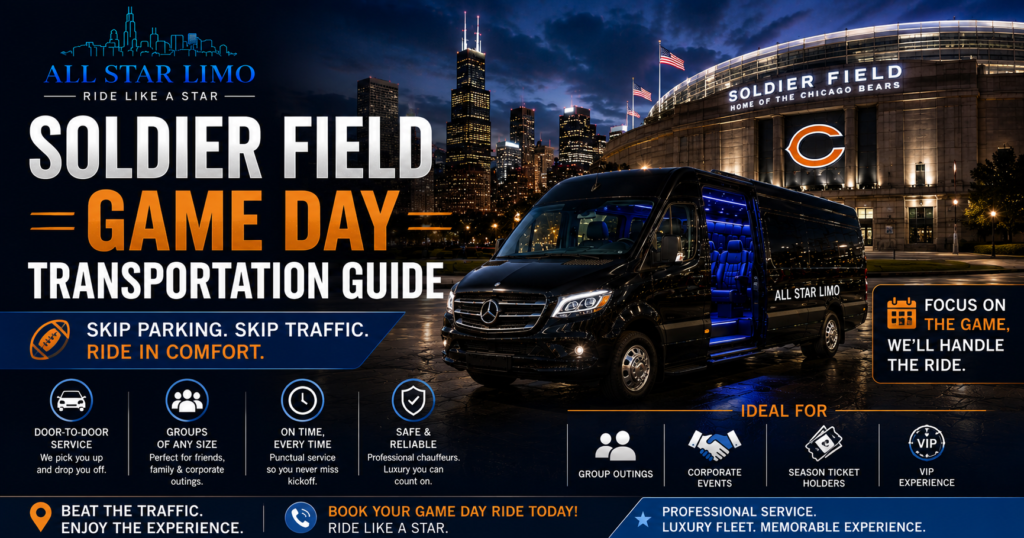 Limo to Soldier Field Game Day