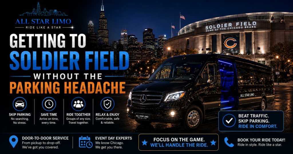 Limo to Soldier Field Game Day