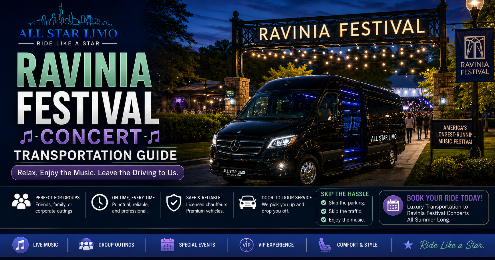 Limo to Ravinia Festival Transportation Guide