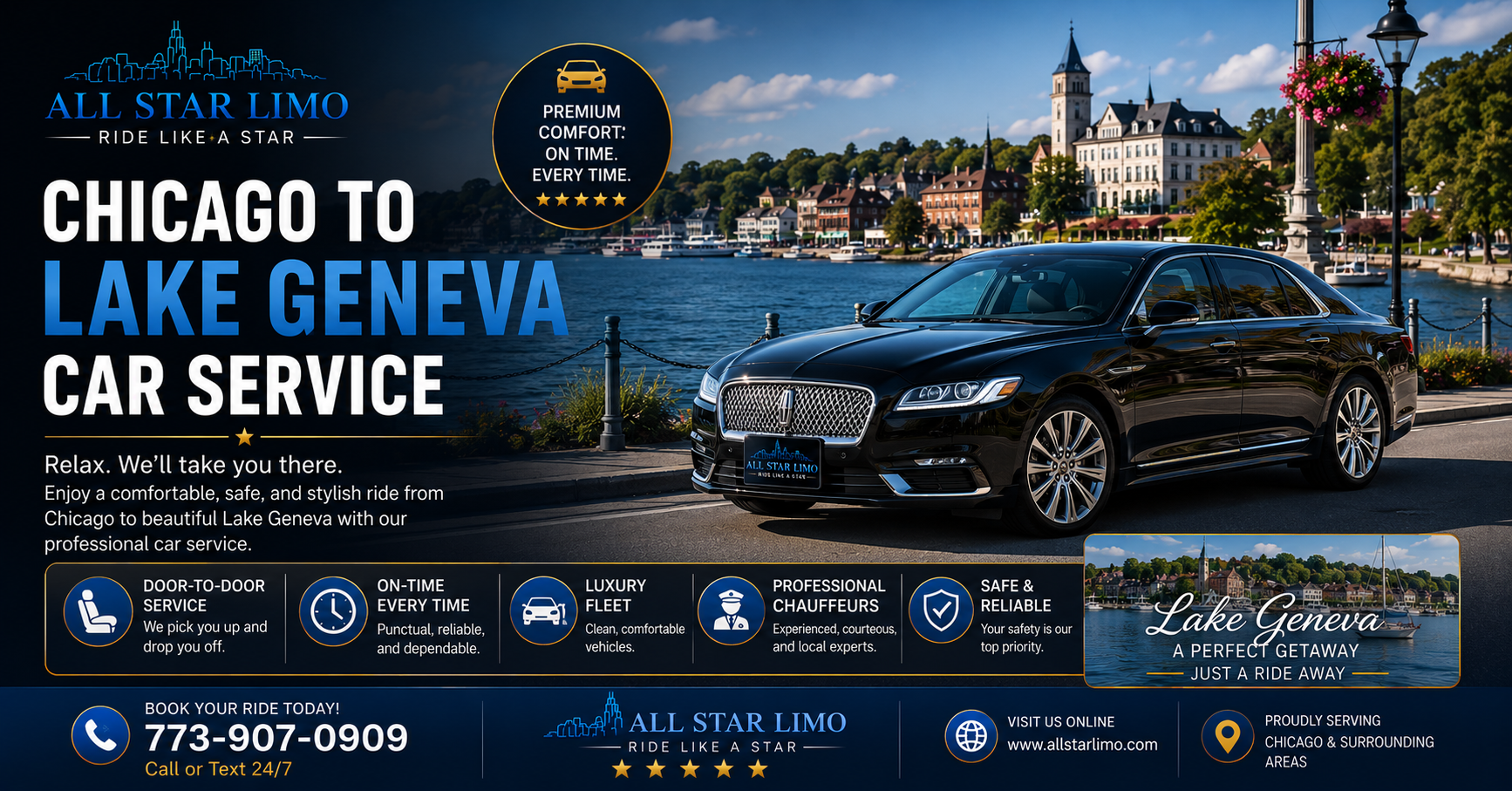 Chicago to Lake Geneva Day Trip Transportation