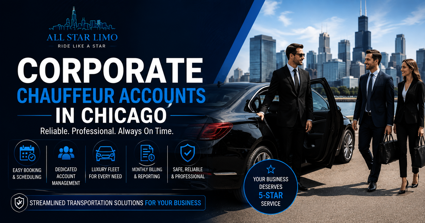 Corporate Chauffeur Accounts Chicago