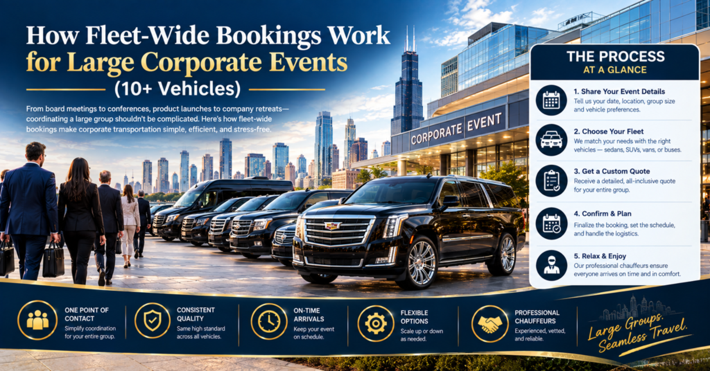 Fleet-Wide Bookings Work for Large Corporate Events