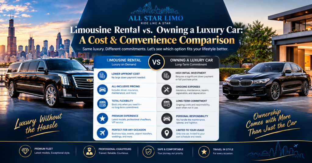 Limousine Rental vs Owning Luxury Car