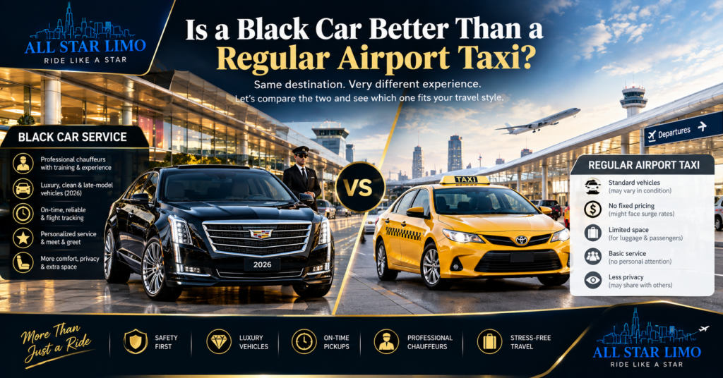 Black Car vs Airport Taxi Chicago