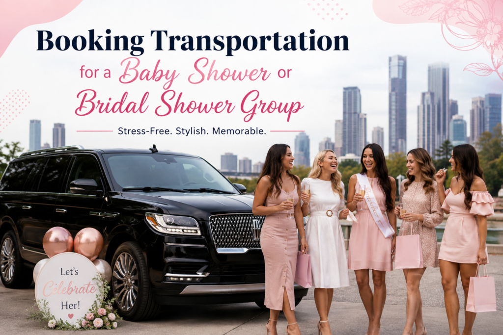 Book Transportation Baby Bridal Shower Chicago