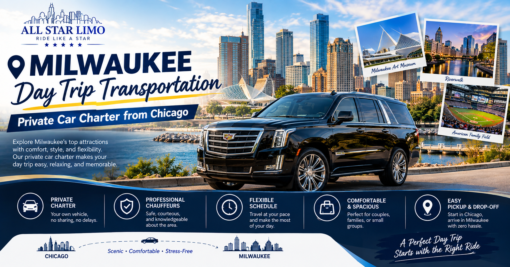 Chicago to Milwaukee Day Trip Transportation 