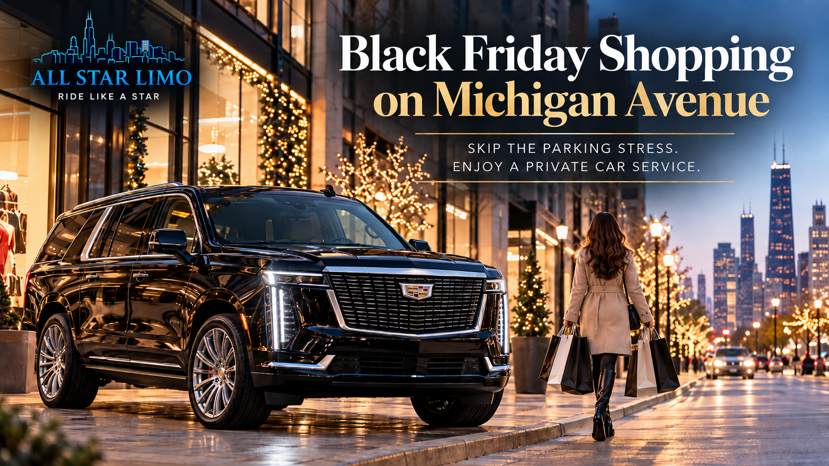 Black Friday Michigan Avenue Shopping Transportation