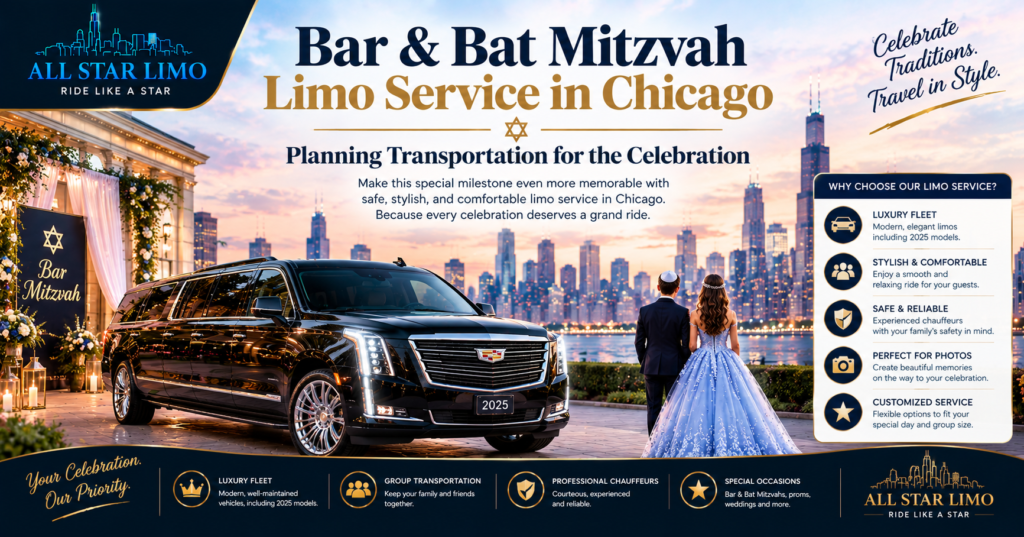 Bar & Bat Mitzvah Limo Service Chicago